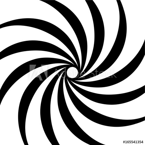 500x500 Original Hypnotic Spiral In The Square Decorative Design