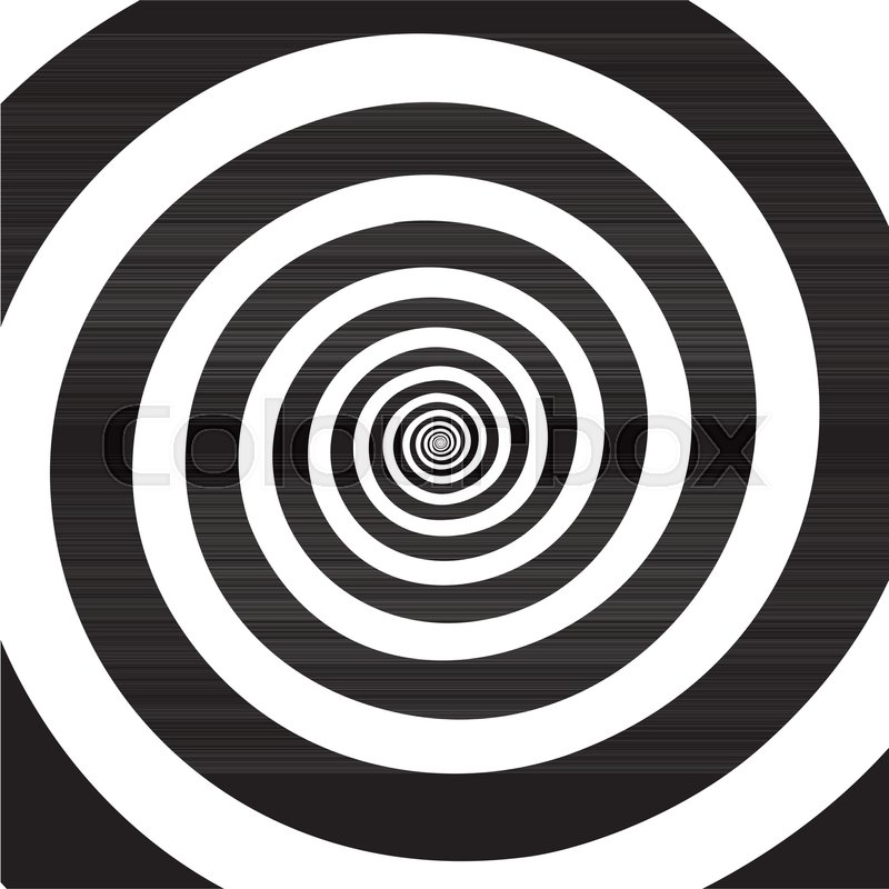 800x800 Psychedelic Spiral Hypnotic Swirl Stock Vector Colourbox