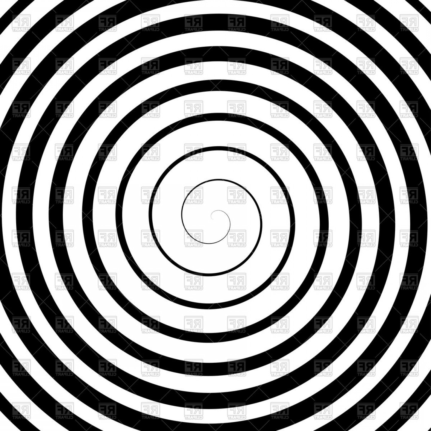 Hypnotic Spiral Vector at Vectorified.com | Collection of Hypnotic ...