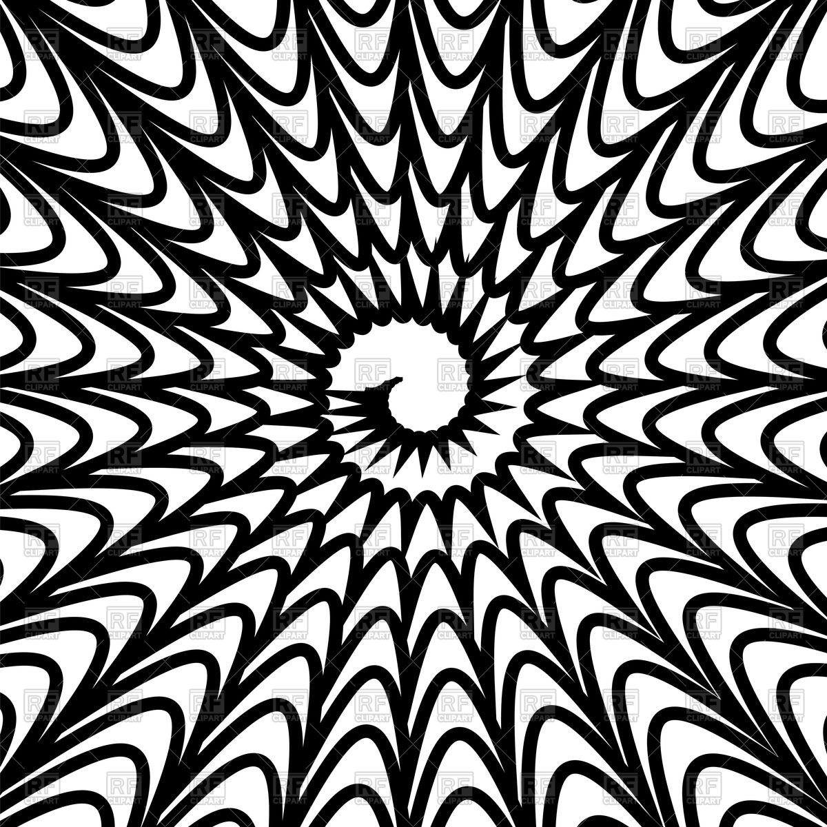 1200x1200 Black Hypnotic Spiral Background Vector Image Of Backgrounds