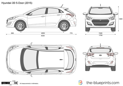 Чертеж hyundai i30