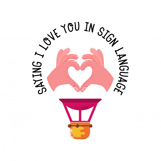 Saying I Love You In Sign Language Vector Premium Download 626x626 Saying I Love You In Sign Language Vector Premium Download