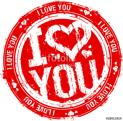 I Love You Vector Rubber St Stock Image And Royalty Free 500x494 I Love You Vector Rubber St Stock Image And Royalty Free