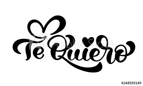 Calligraphy Phrase Te Quiero On Spanish I Love You Vector 500x300 Calligraphy Phrase Te Quiero On Spanish I Love You Vector