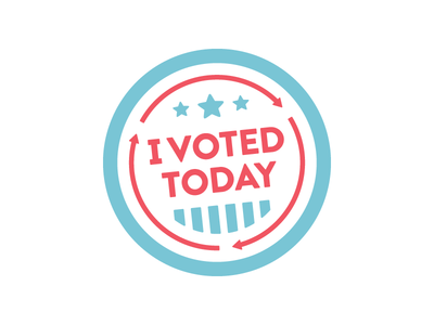 400x300 I Voted Today Voting Stickers Voting Today, I Voted, Vote Quotes