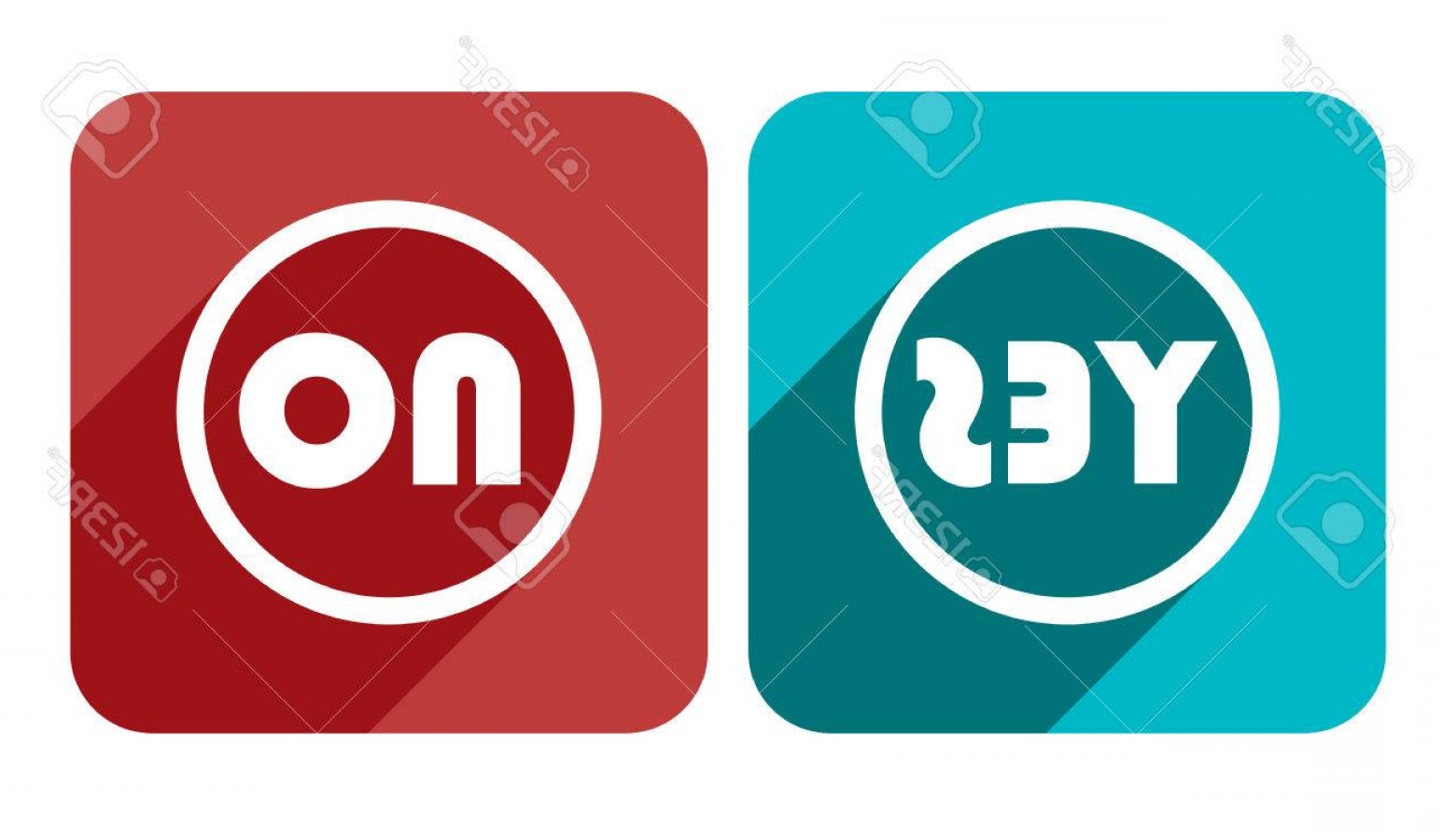1560x892 Photostock Vector Yes No Vote Vector Banner Voting Button Vector