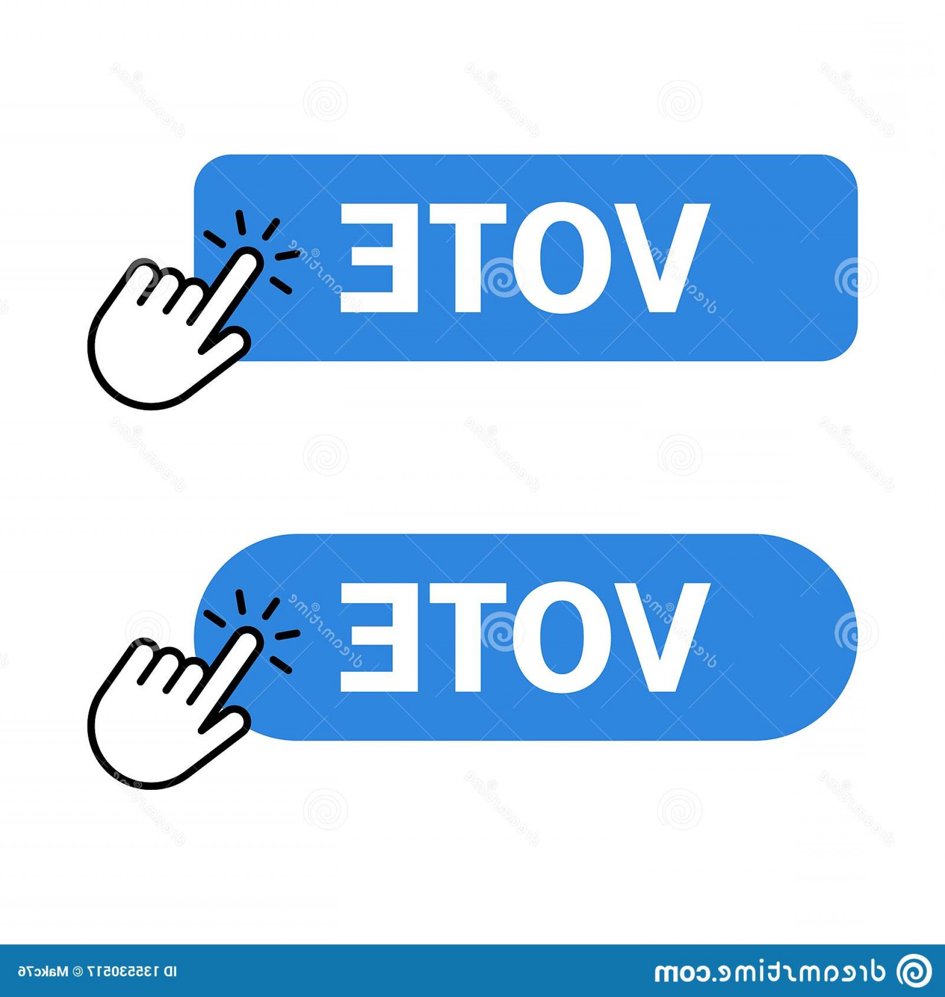 1920x2026 Hand Cursor Clicks Vote Button Icon Voting Polling Ballot Symbol