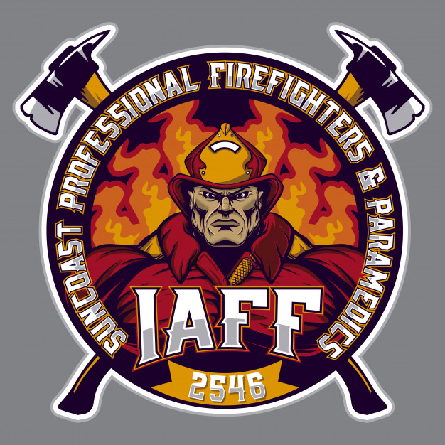 626x626 Firefighter Logo Vector Premium Download