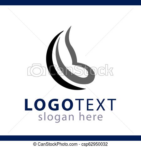450x470 Ib Initial Letter Circle Logo Icon Vector Template
