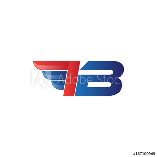 500x500 Fast Initial Letter Ib Logo Vector Wing