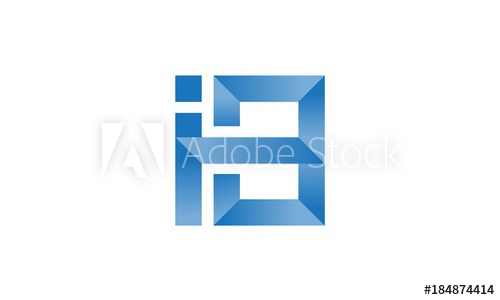 500x300 Letter Ib Tech Logo Vector