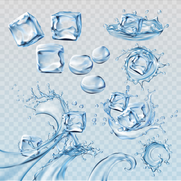 Water Flower With Ice Vector Illustration Free Download 600x600 Water Flower With Ice Vector Illustration Free Download