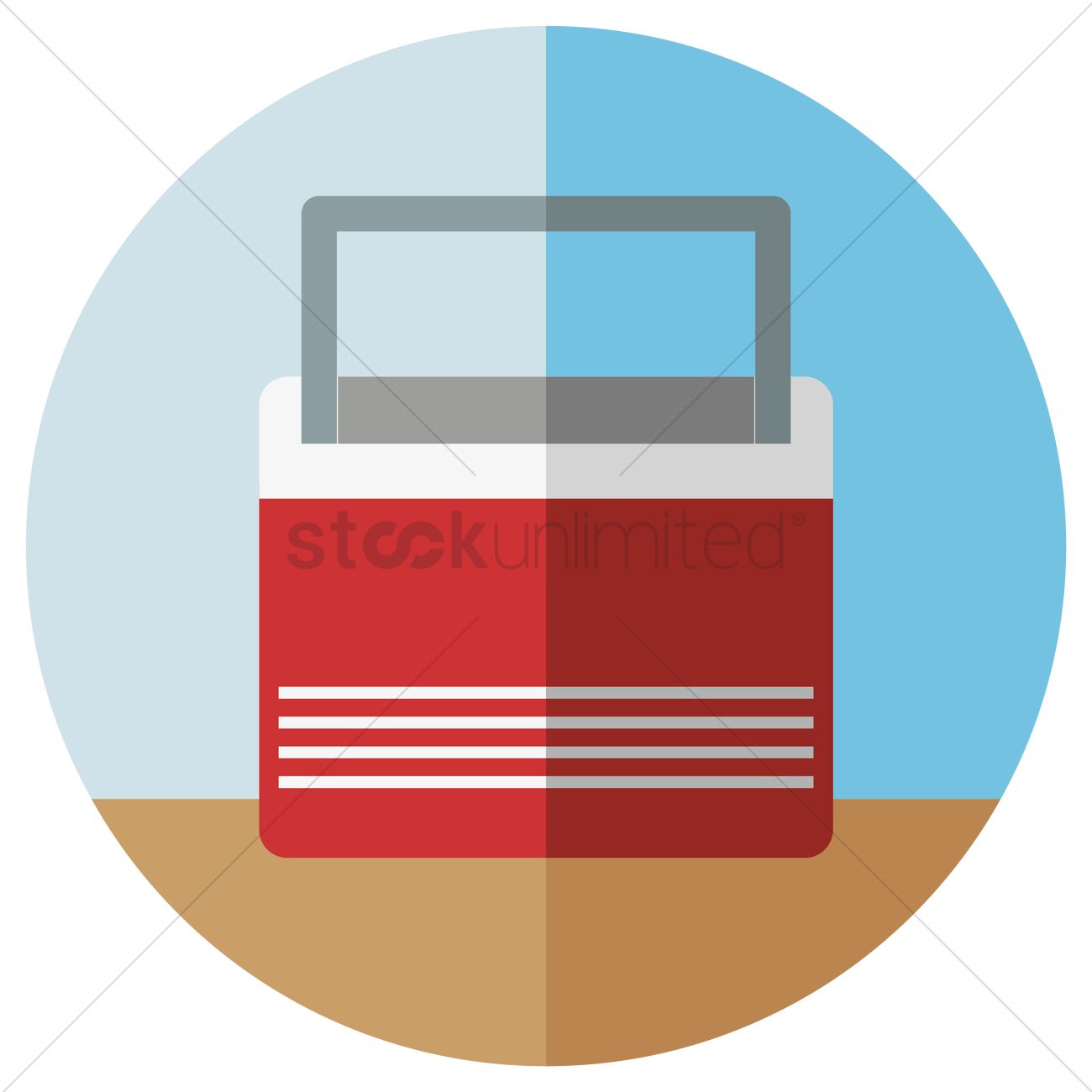 Free Ice Cooler Vector Image 1300x1300 Free Ice Cooler Vector Image