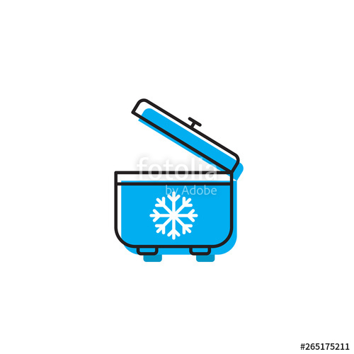 Portable Fridge Vector Icon, Ice Cooler Simple Solid Icon Isolated 500x500 Portable Fridge Vector Icon, Ice Cooler Simple Solid Icon Isolated