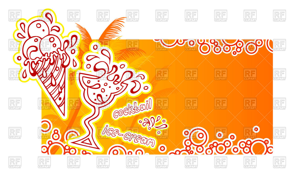 1200x712 Cocktail And Ice Cream Background Vector Image Of Food