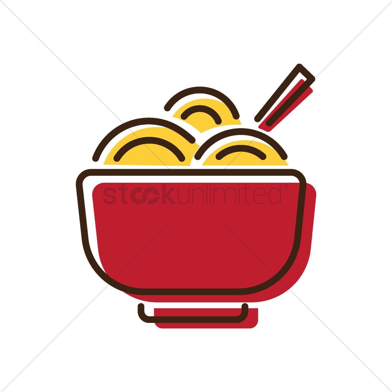 1300x1300 Ice Cream Bowl Vector Image