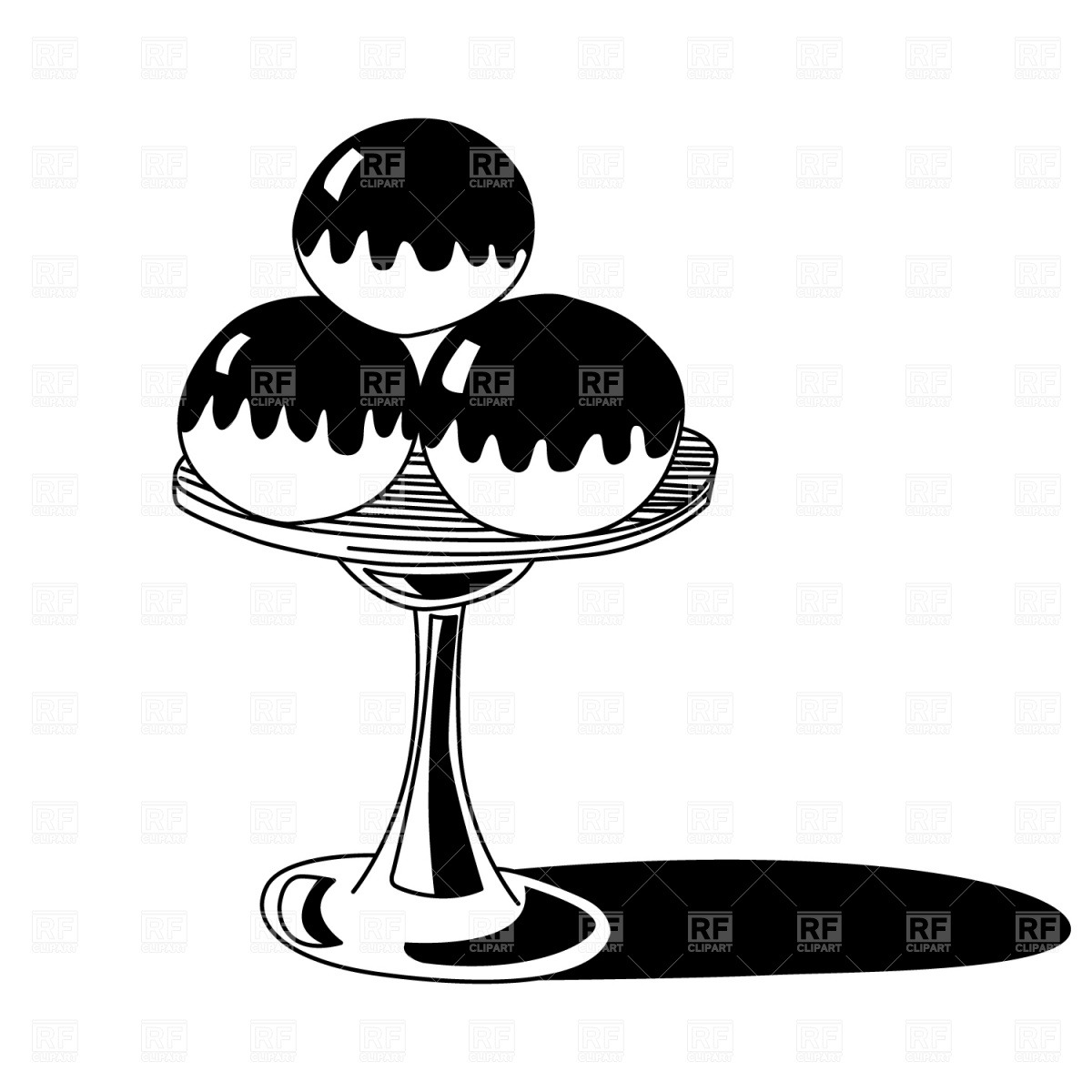 1200x1200 Ice Cream Bowl Vector Image Of Food And Beverages Piekno