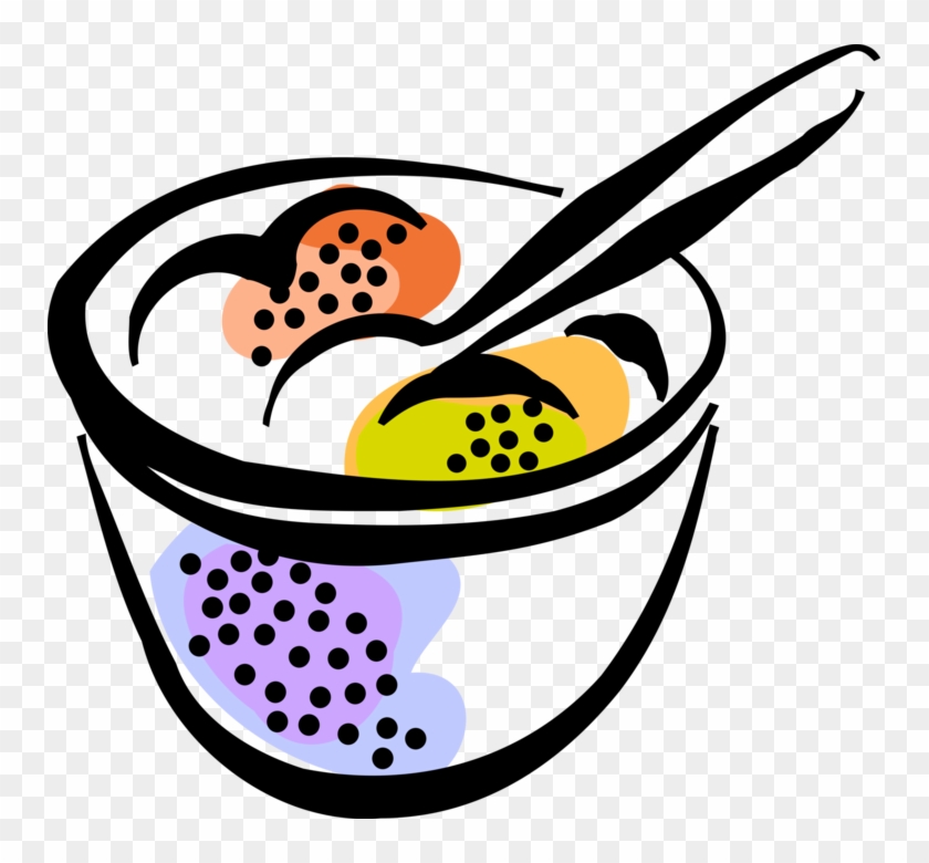 840x780 Vector Illustration Of Bowl Of Ice Cream Gelato Frozen