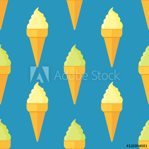 Ice Cream Cone Texture Vector at Collection of Ice