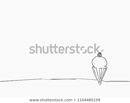 450x358 Black And White Simple Childish Hand Drawn Ice Cream Cone