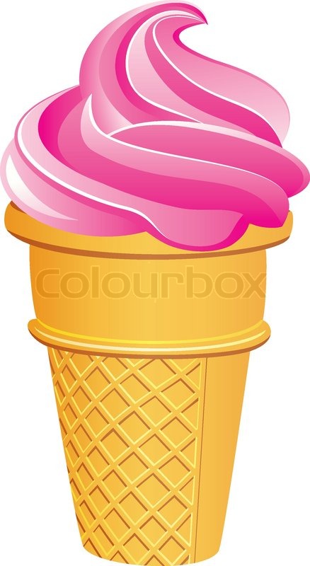 438x800 Vector Icecream Cone Stock Vector Colourbox