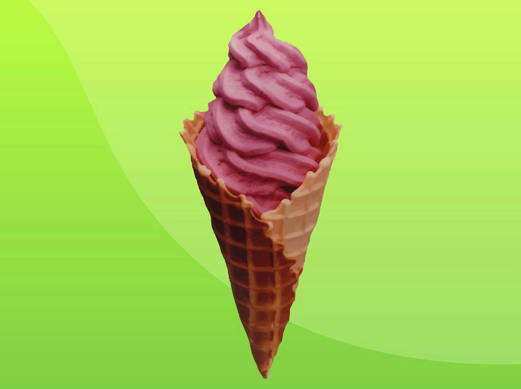 1024x765 Ice Cream Cone Vector Art Graphics