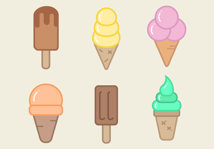 700x490 Ice Cream Vector