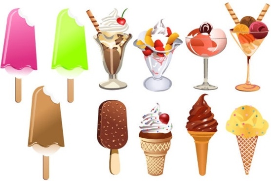 549x368 Ice Cream Free Vector Download