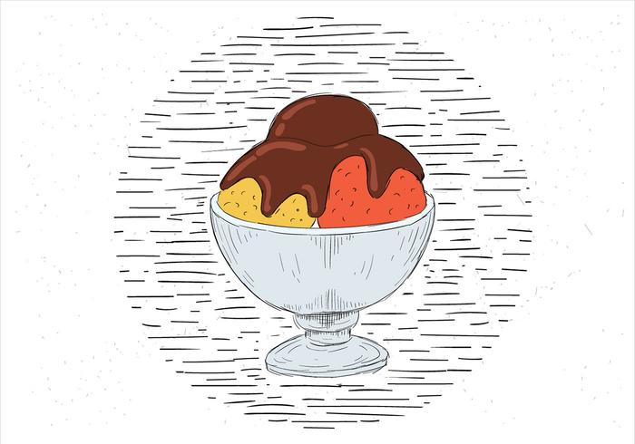 700x490 Ice Cream Cup Free Vector Art