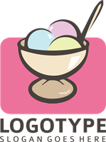 149x200 Ice Cream Sundae Logo Vector