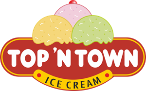 300x187 Top 'n' Town Ice Cream Logo Vector
