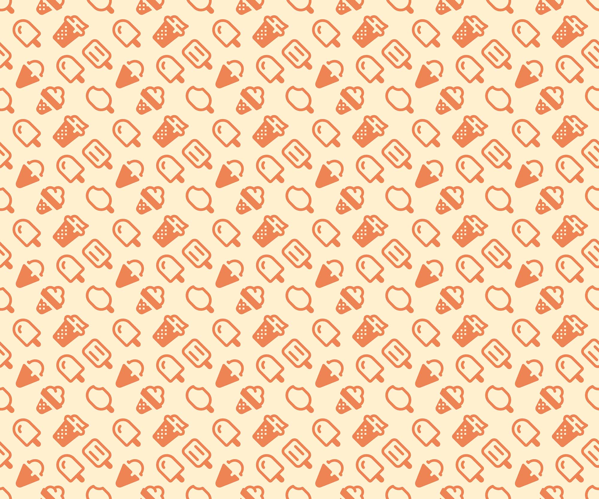 Ice Cream Vector Pattern 2000x1667 Ice Cream Vector Pattern