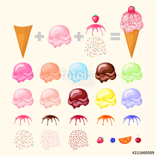 500x500 Construct Your Ice Cream Concept Ice Cream Designer Cone, Ice