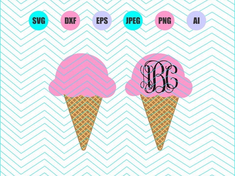 794x596 Ice Cream Dxf Png Cut Vector Silhouette Etsy