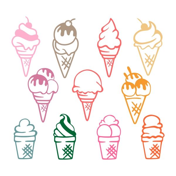 600x600 Food And Drink Ice Cream Tattoo, Ice