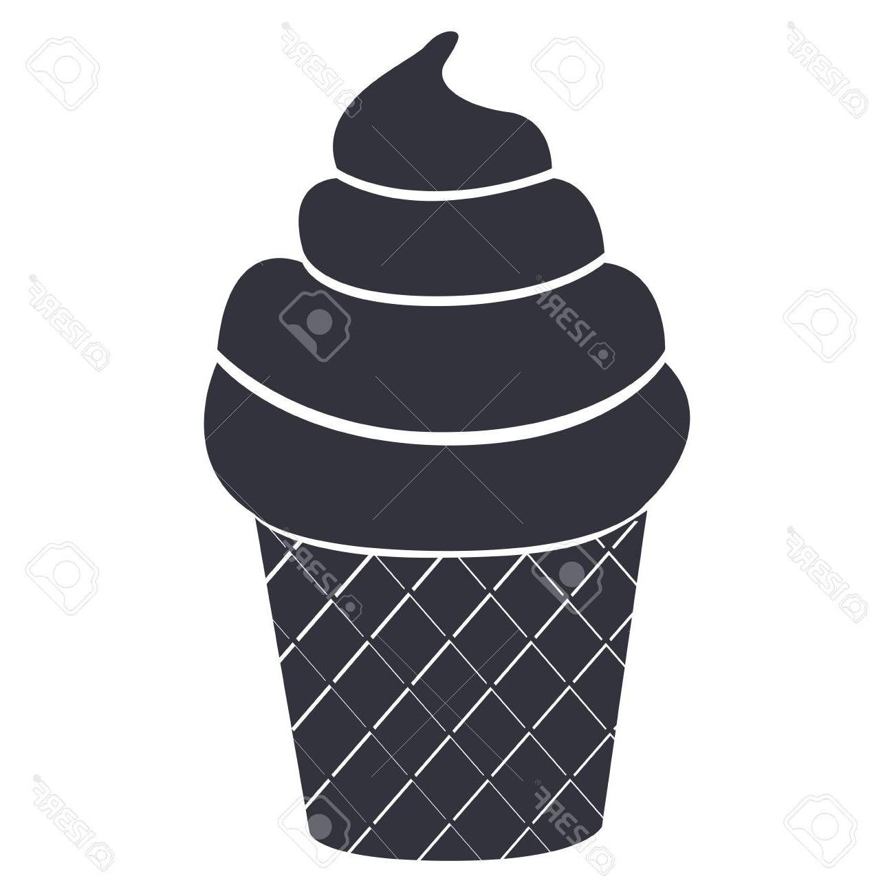 1300x1300 Top Ice Cream Silhouette Free Free Vector Art, Images