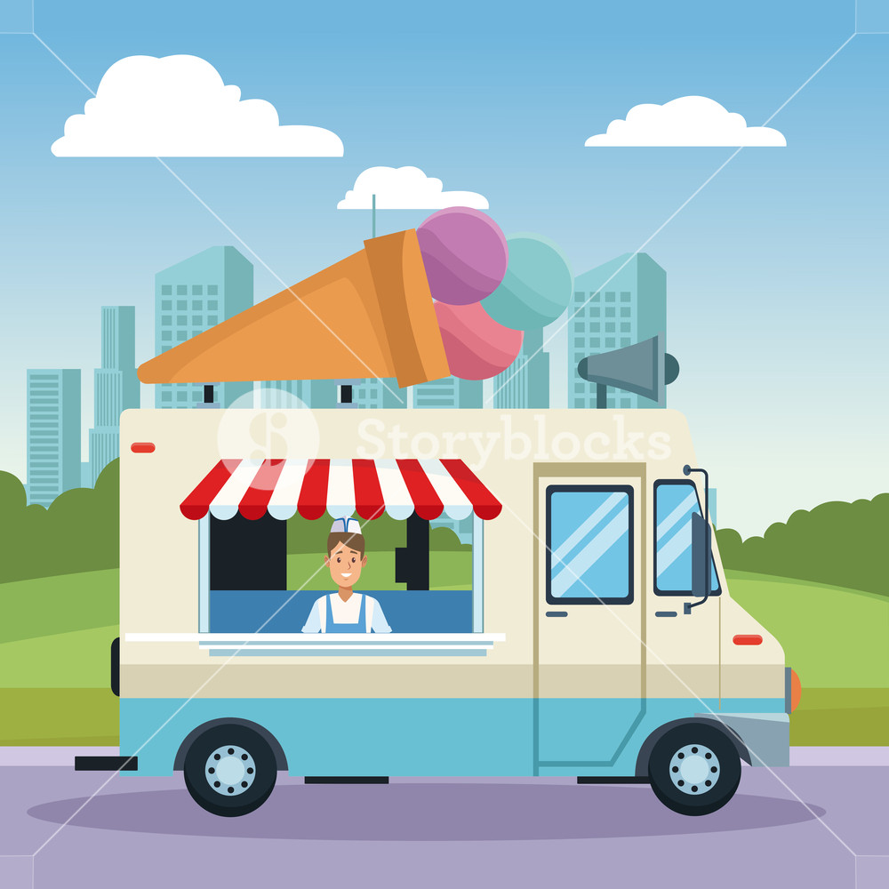 1000x1000 Ice Cream Truck