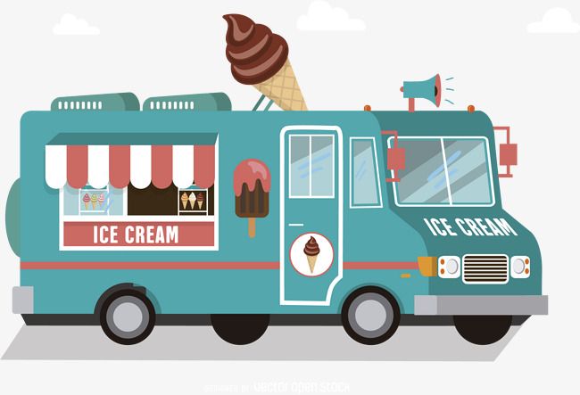 650x443 Vector Ice Cream Truck, Truck Clipart, Ice Cream Truck, Pink Png