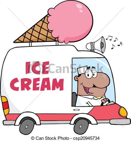 434x470 Collection Of 'ice Cream Truck Drawing' Download More Than