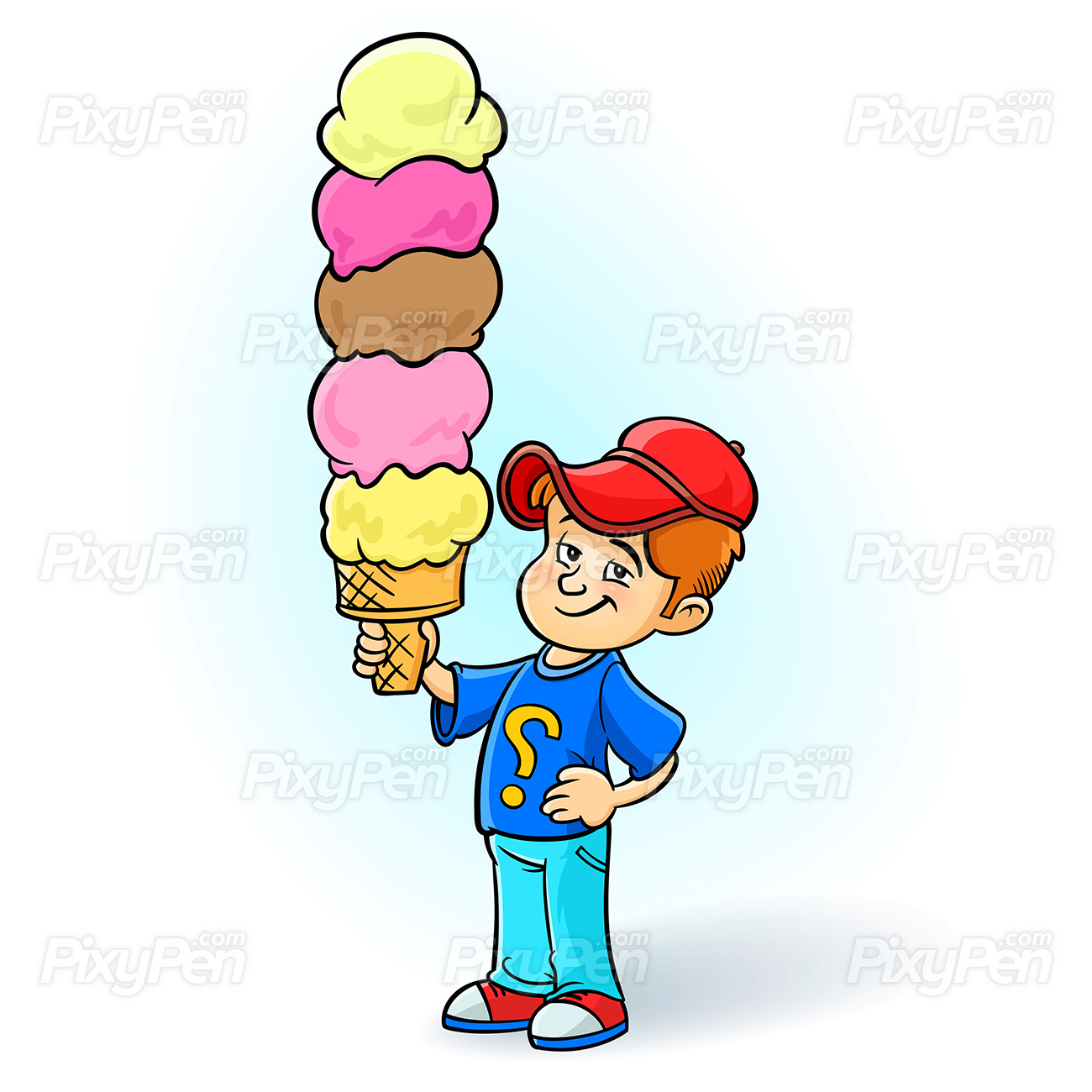 1300x1300 Kid Eating Big Ice Cream