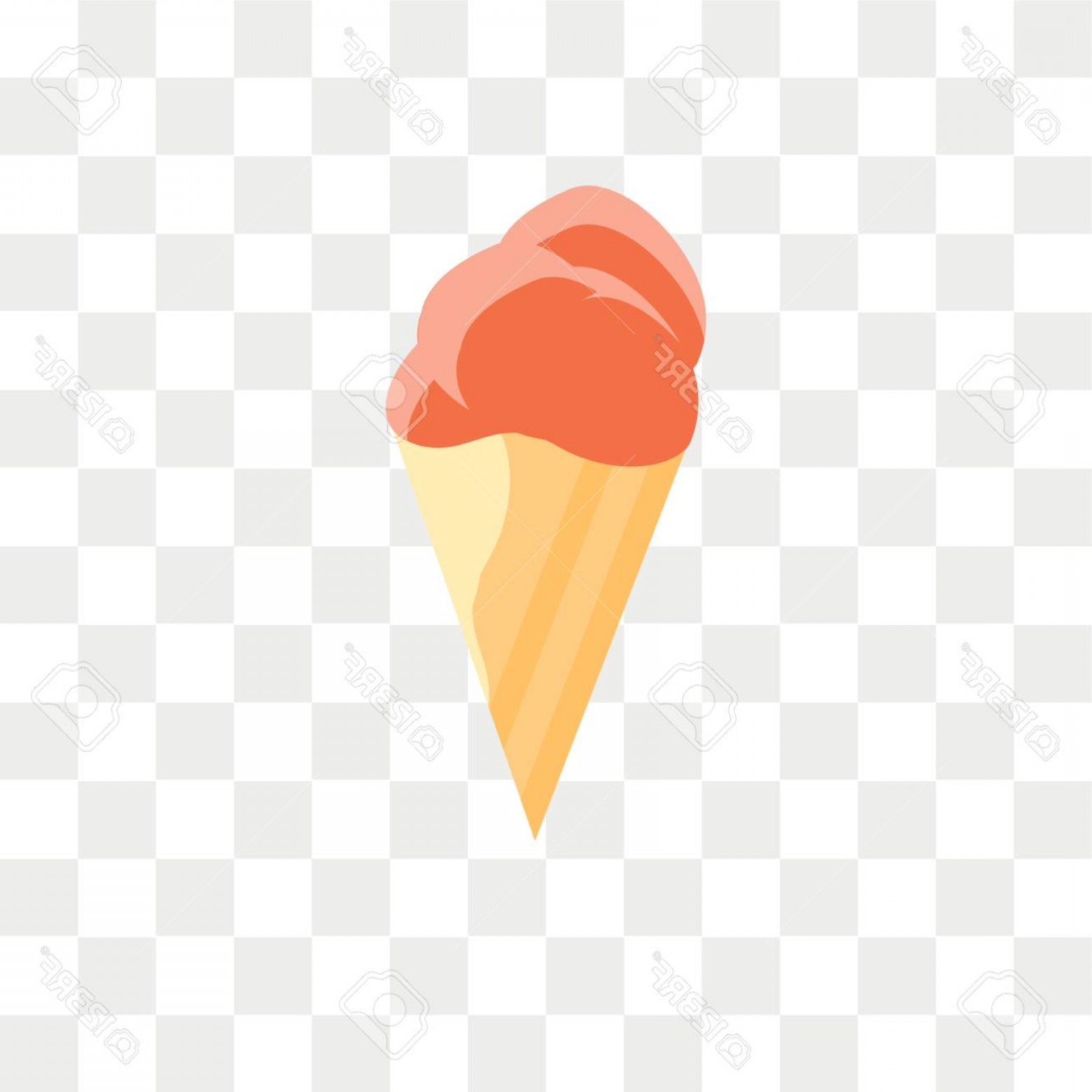 1560x1560 Photostock Vector Ice Cream Vector Icon Isolated On Transparent