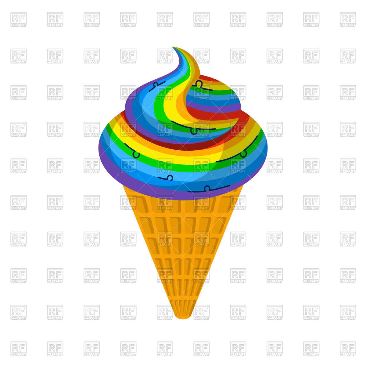 1200x1200 Unicorn Ice Cream Vector Image Of Food And Beverages Popaukropa