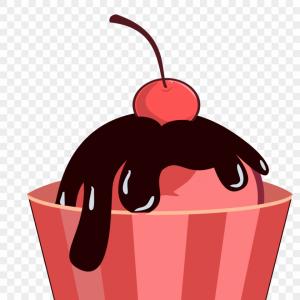 300x300 Mininihbmelting Chocolate Ice Cream Clipart Ice Cream Vector Png