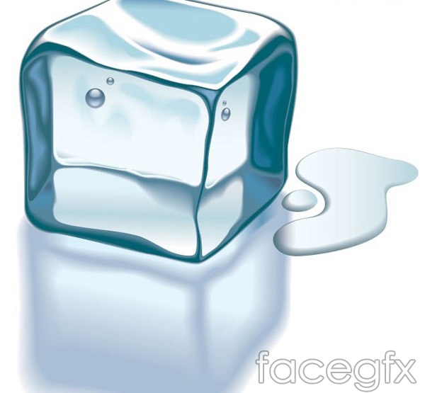 600x555 Melting Ice Cubes Vector Over Millions Vectors, Stock Photos, Hd