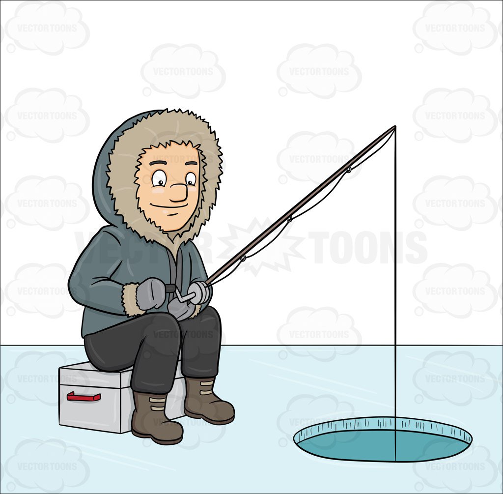 Download Ice Fishing Vector at Vectorified.com | Collection of Ice ...