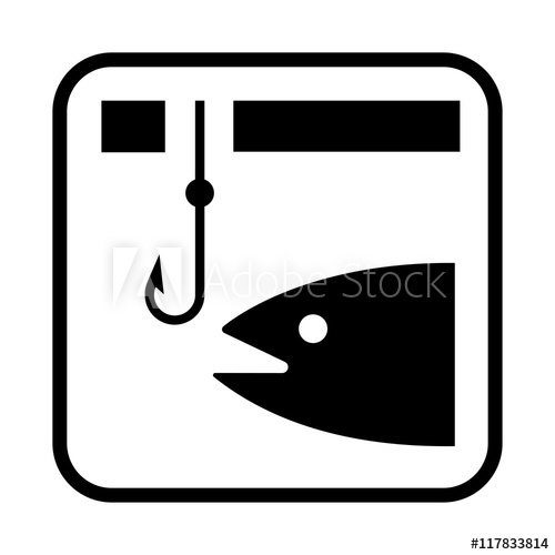500x500 Ice Fishing Graphic Symbol Flat Vector Illustration Fish