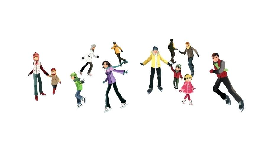 900x560 Ice Rink Vector Hockey Image Art Free