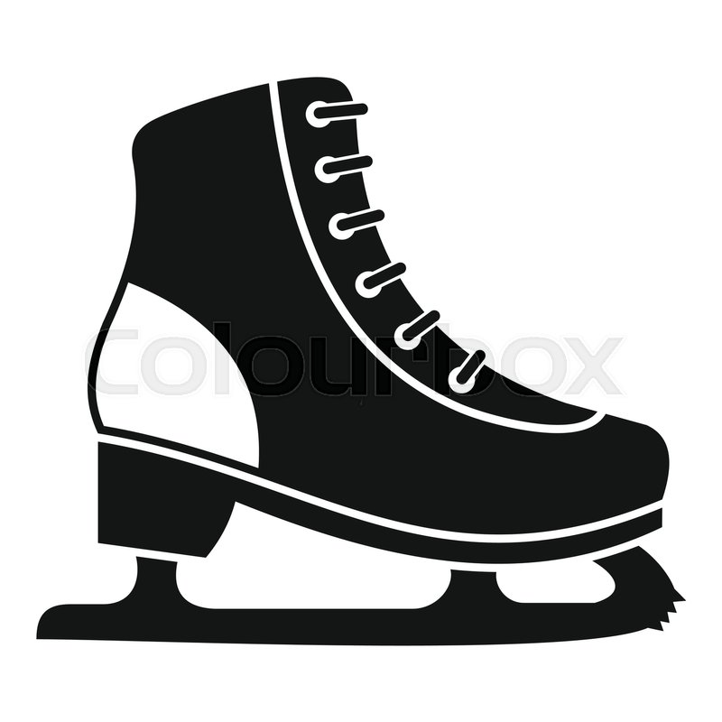 800x800 Ice Skate Icon Simple Illustration Of Stock Vector Colourbox