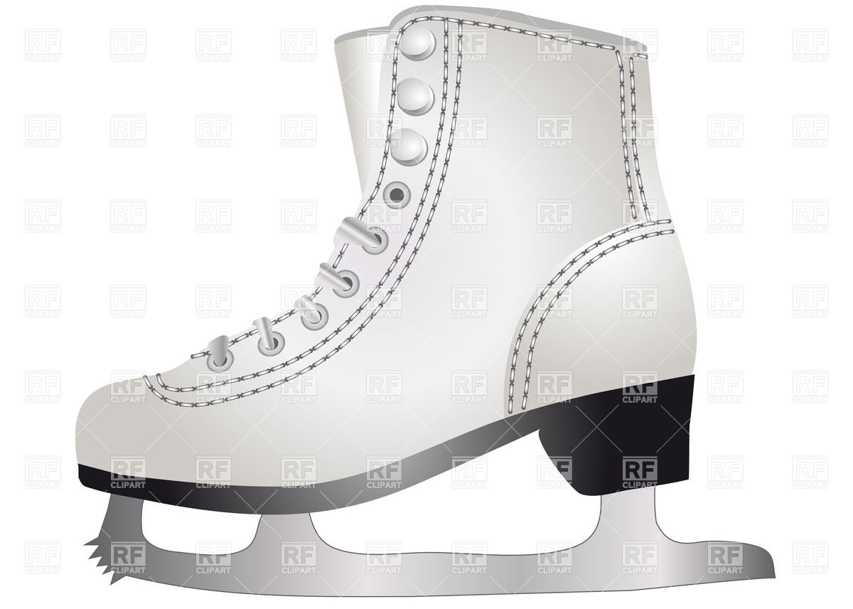 1200x856 White Ice Skate Vector Image Of Sport And Leisure Arkela