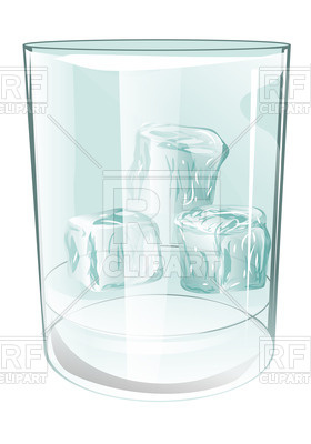 280x400 Glass With Ice Vector Image Of Objects Arkela